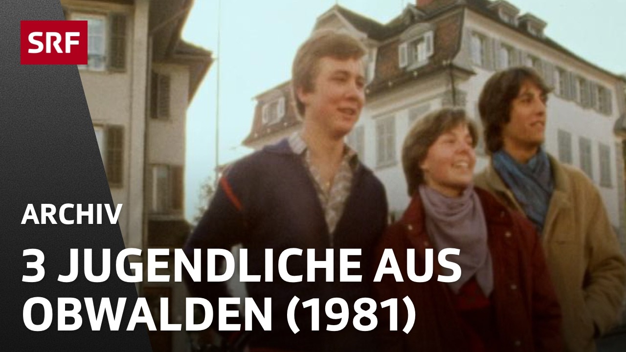 3 Jugendliche aus Obwalden (1981) | Landwirt, Mechaniker, Gymnasiastin | SRF Archiv