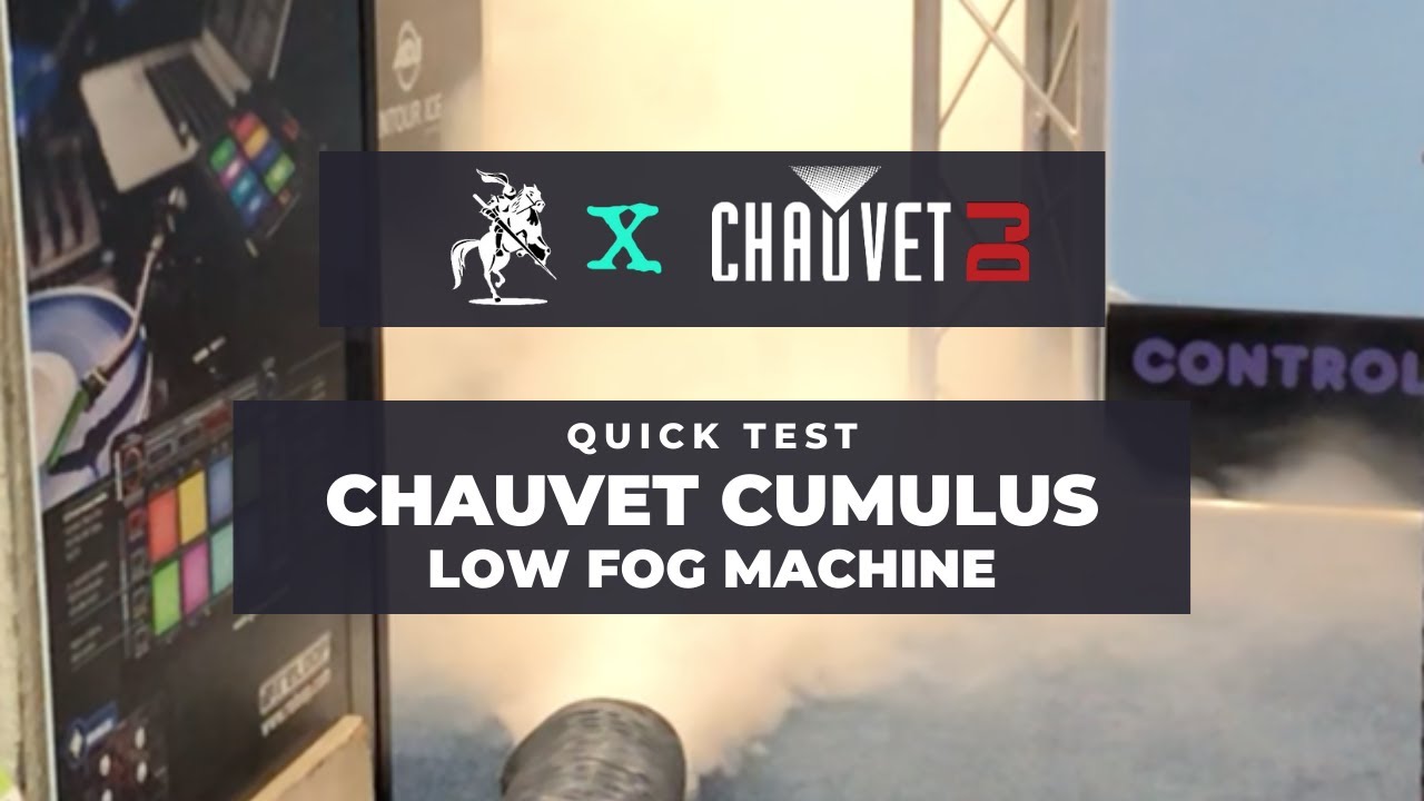 QUICK TEST: Chauvet Cumulus Low Fog Machine (1% Output, 50% Fan)