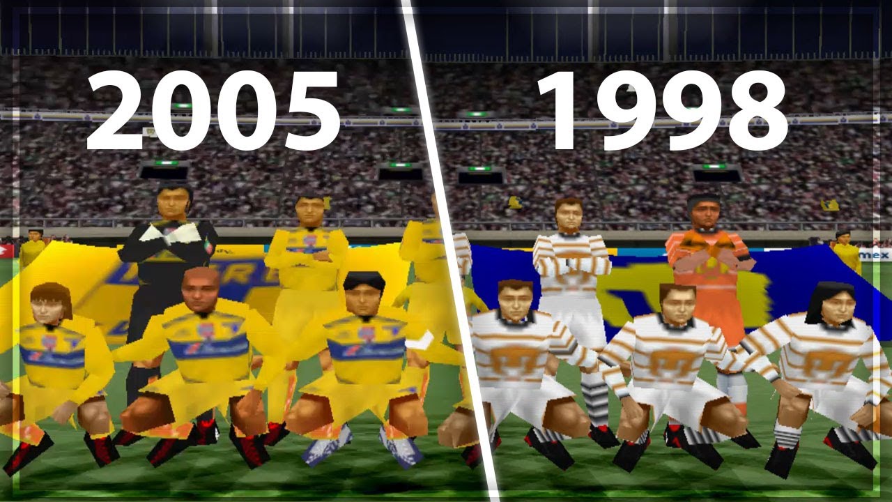 TIGRES 2005 vs PUMAS 1998 | PS1: WE2002 ★ D3D2