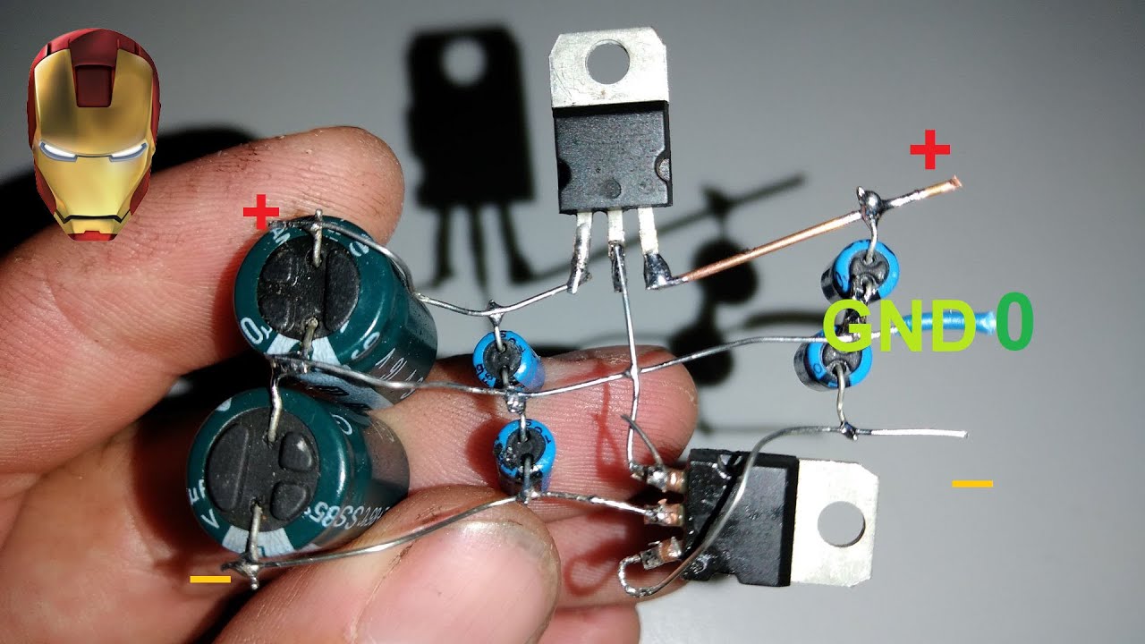 Como Fazer uma Fonte Simétrica Simples👉😱 para usar em Baterias