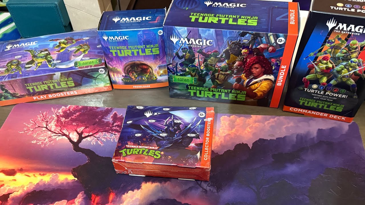 Teenage Mutant Ninja Turtles collectors box opening 