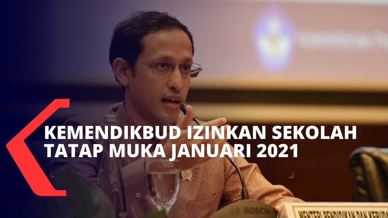 Mendikbud Izinkan Sekolah Tatap Muka pada Januari 2021, Ini Syaratnya