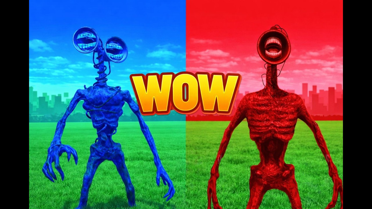 SIRENIX Kids Run From Giant Monster😱