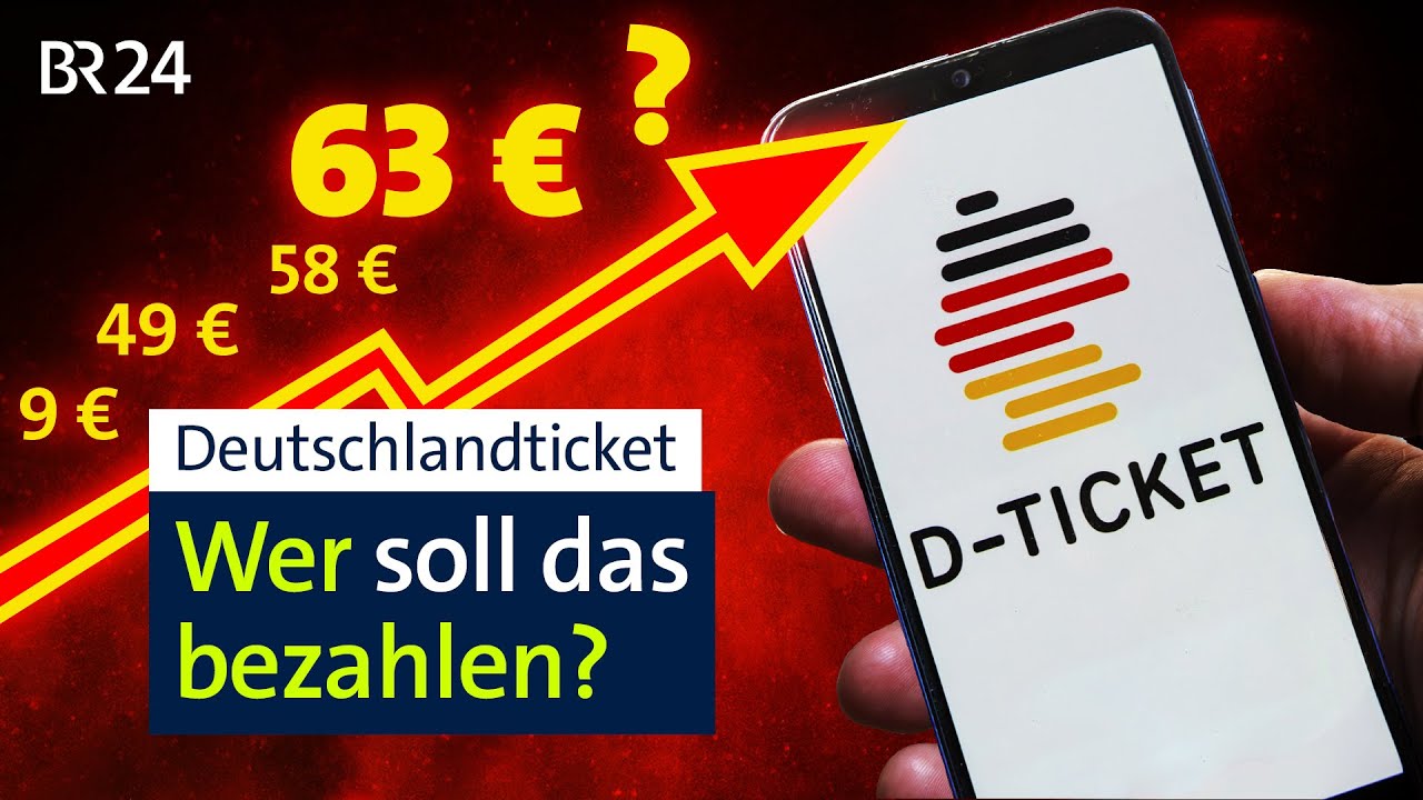 Deutschlandticket 2026: 63 Euro - ist das zu teuer? | BR24