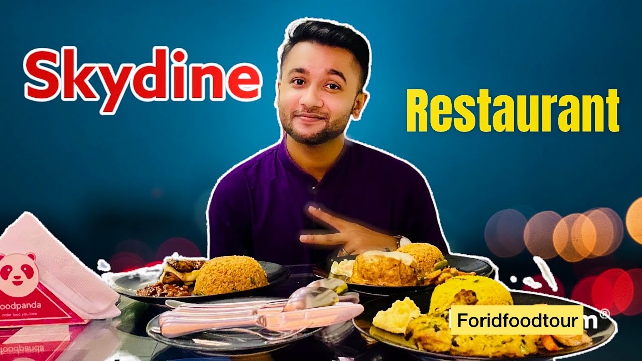 Sky Dine - Beautiful Rooftop Restaurant in Sylhet | Forid Food Tour