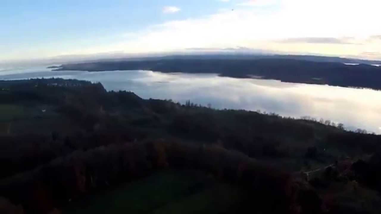 Abendflug über mit Aussicht auf den Bodensee DJI F450 GoPro Hero 3+