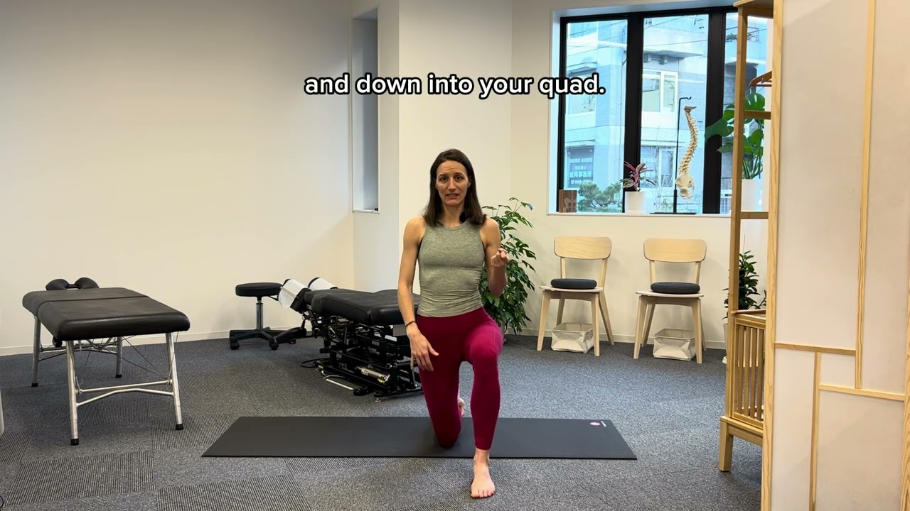 Psoas Stretch To Open The Pelvis