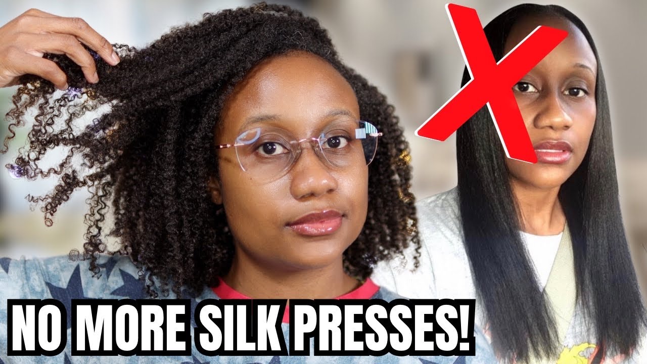 Why I DONT Silk Press My Type 4 Natural Hair | No More Silk Presses