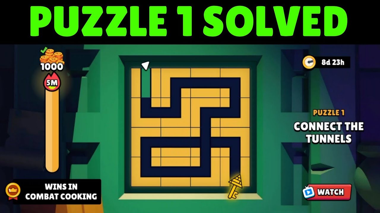 Escape Pyramid Quest Puzzle 1 Solution! ✅ Fast & Easy | Brawl Stars