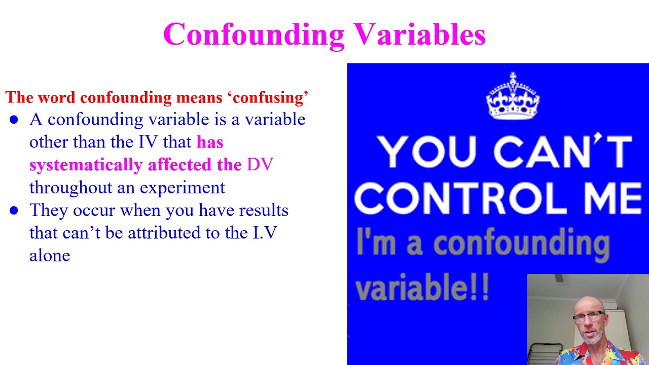 Extraneous vs. Confounding Variables: VCE Psychology