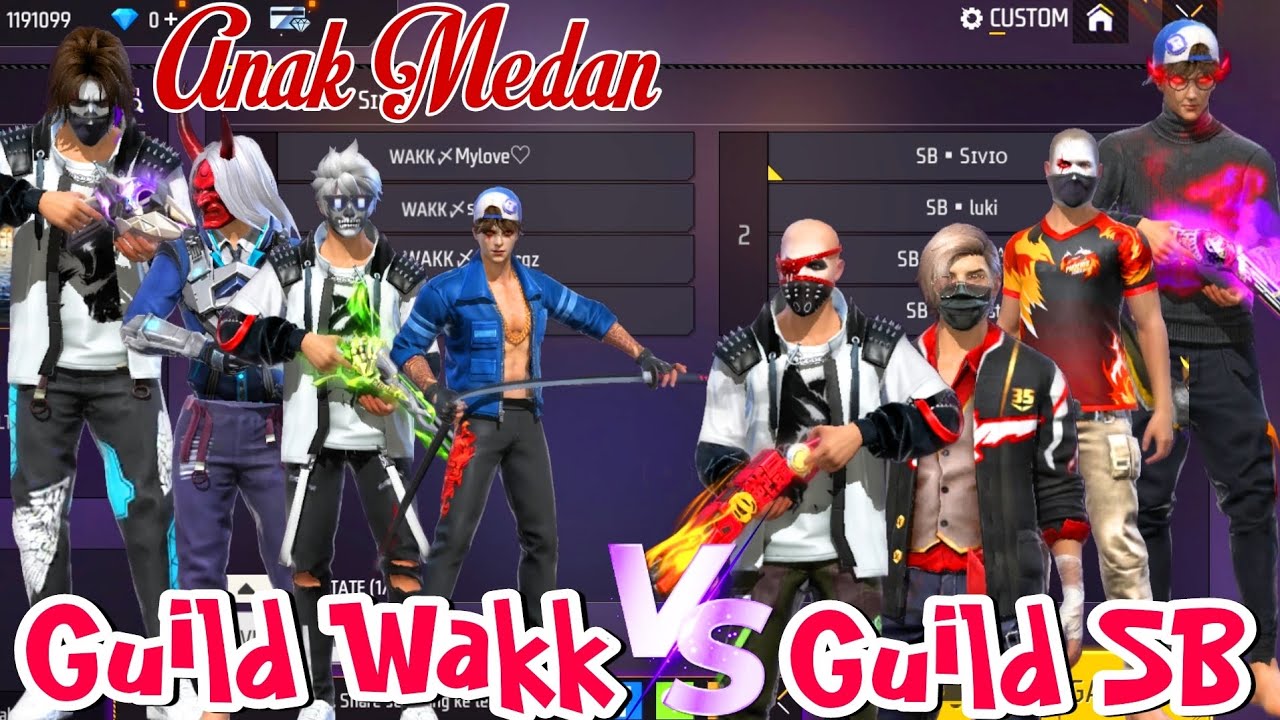 Spar Guild! Guild Anak Medan ( WAKK ) Vs Guild SB | Sivio Main Dengan Cara Bantai-Bantai. Part 1