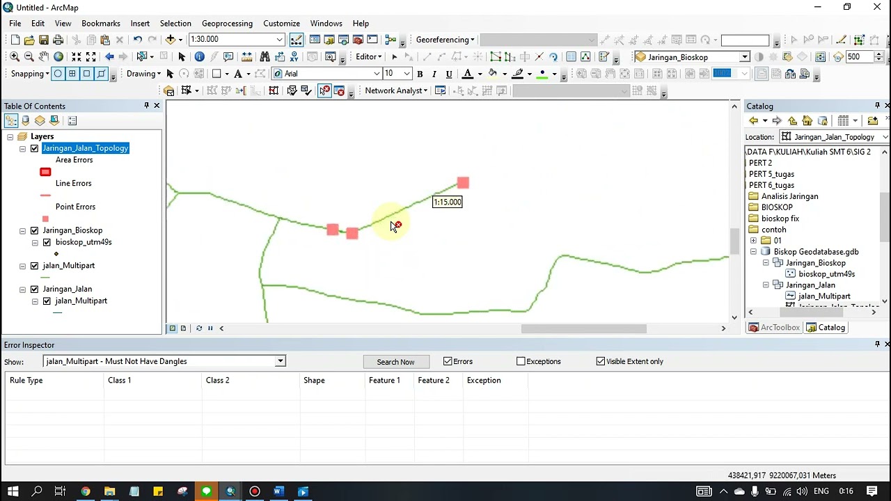 02 topology check ArcGIS part 2