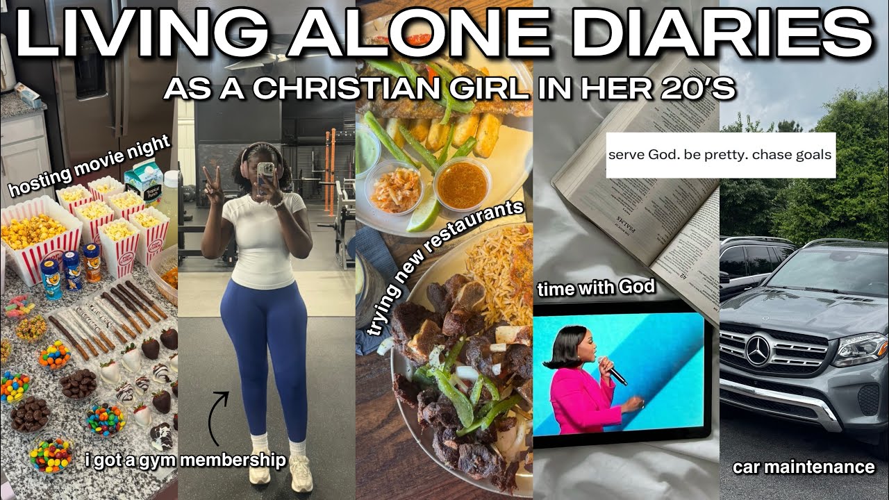 LIVING ALONE DIARIES: BEING A CHRISTIAN GIRL IN MY 20S, HOSTING GAME NIGHT, GYM, TIME W/ GOD + FAM