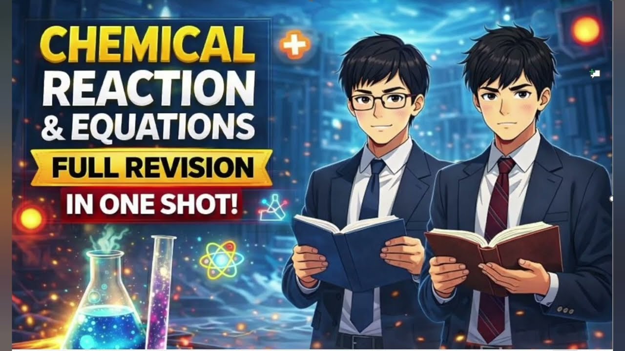 Chemical Reactions & Equations 🔥 One Shot Full Chapter | Board Exam | 