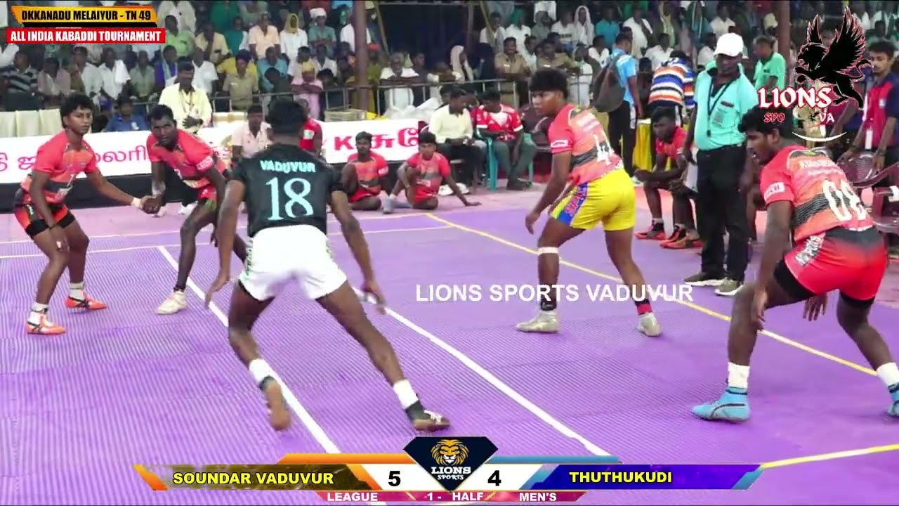 LEAGUE || SOUNDAR BROS vs THUTHUKUDI || ALL INDIA KABADDI MATCH @OKKANADU MELAIYUR - 2026