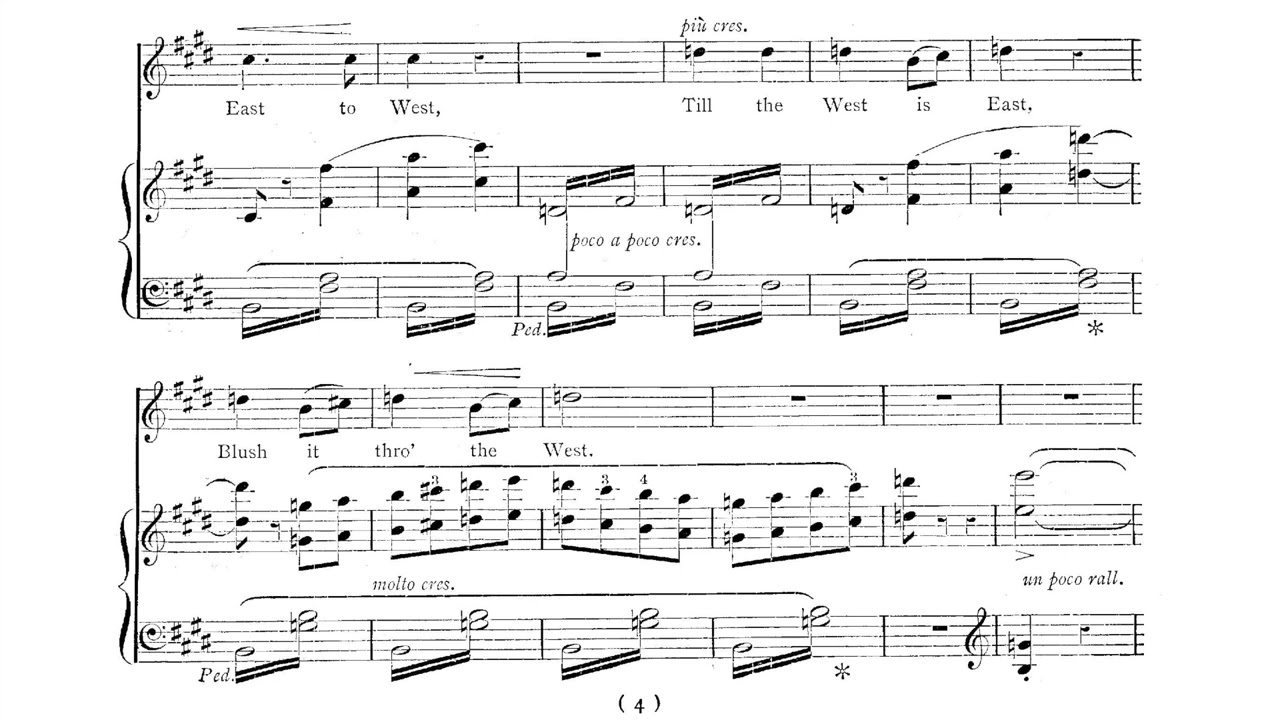 Liszt – Go Not, Happy Day, S335 (Hampson)