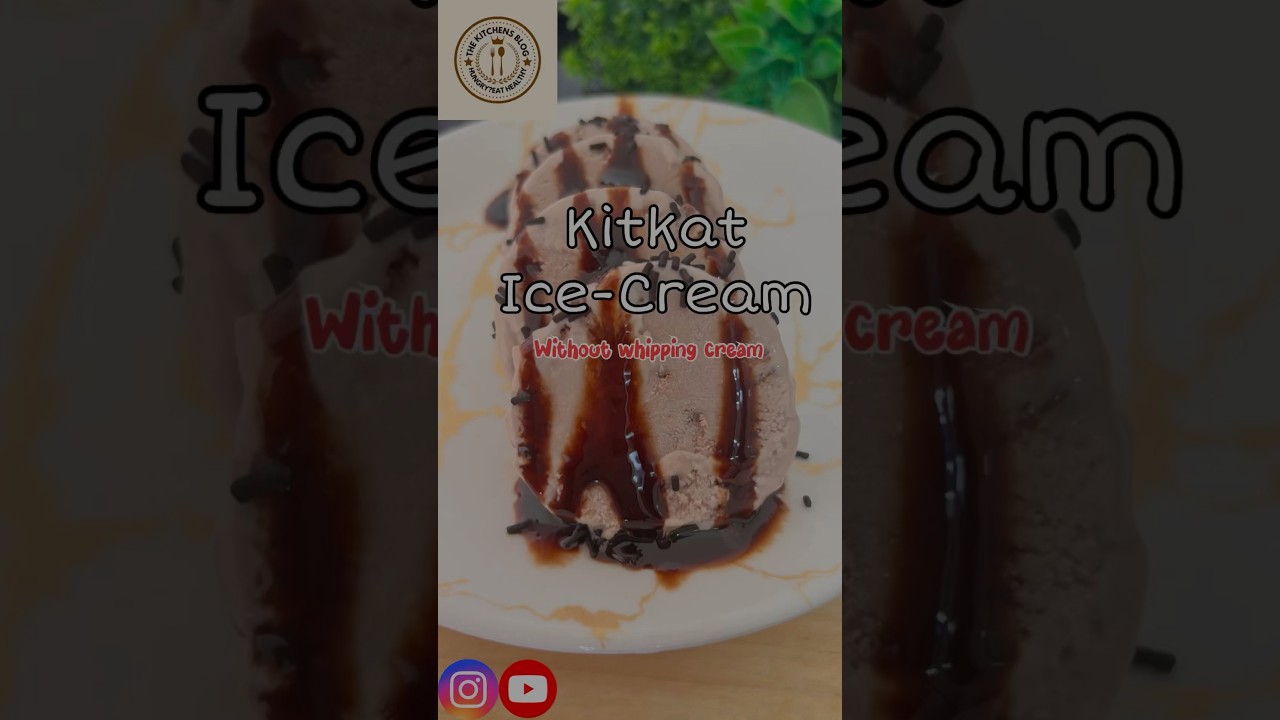 Kitkat Ice-cream Day-7😋#viral #tasty #shorts#food#trending #thekitchensblog #viralshort #shortvideo