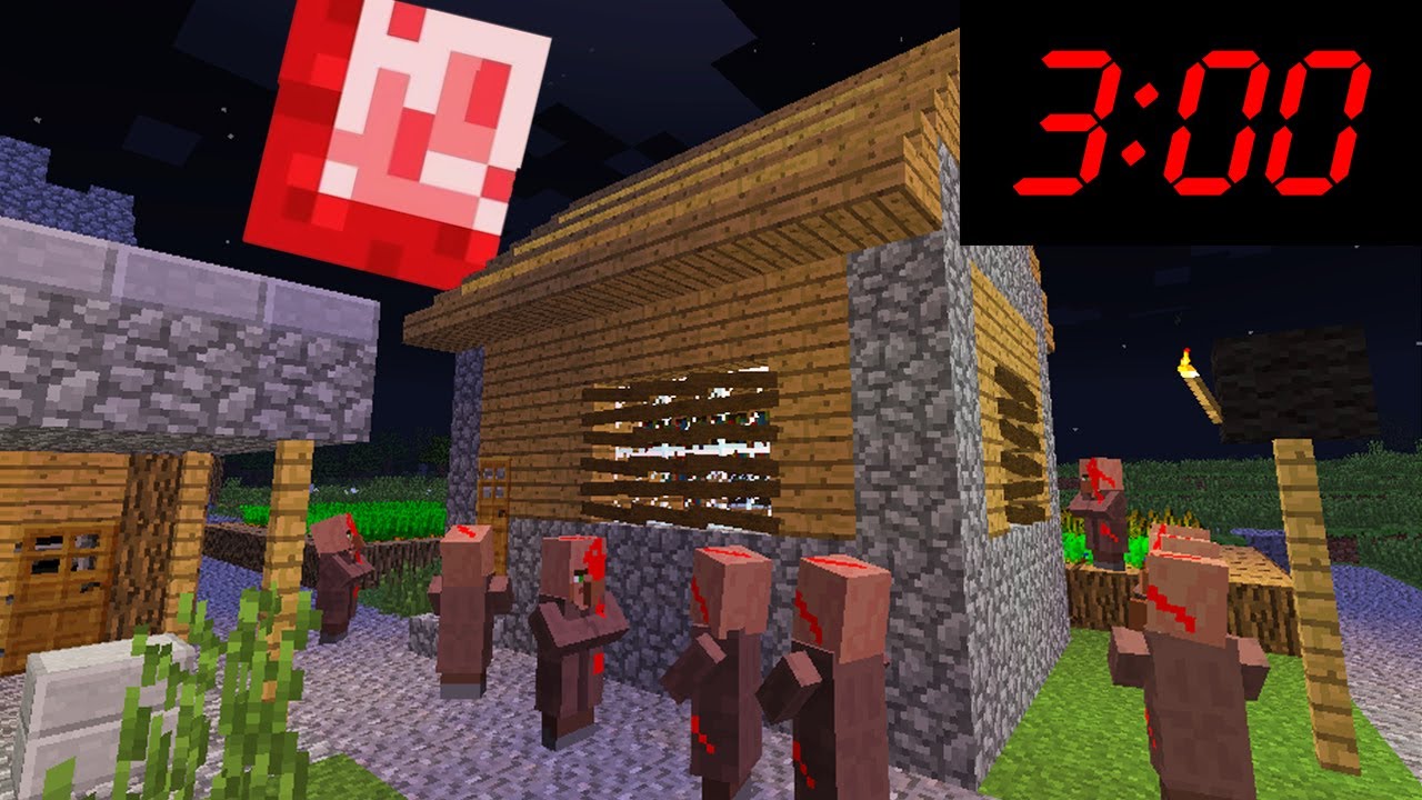 😨ПОЧЕМУ ЭТИ ЖИТЕЛИ КАЖДУЮ НОЧЬ СОБИРАЮТСЯ ВОКРУГ МОЕГО ДОМА??? | Самкеин Minecraft