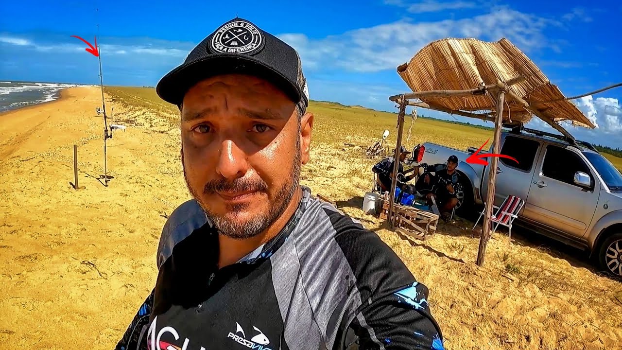 OLHA O QUE ACONTECEU... ERA PRA TER SIDO UMA SIMPLES PESCARIA... Pesca de Praia!