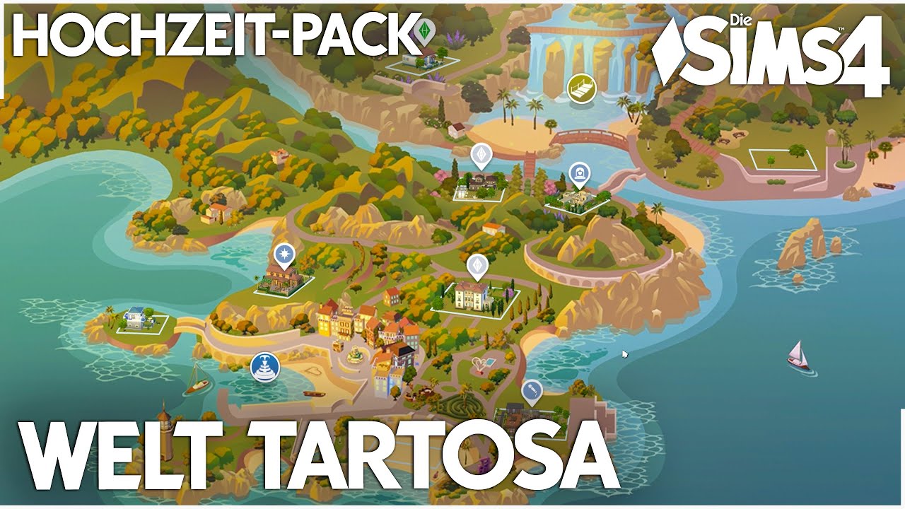 Die Welt Tartosa im Die Sims 4 Hochzeitsgeschichten Gameplay-Pack | Special Preview