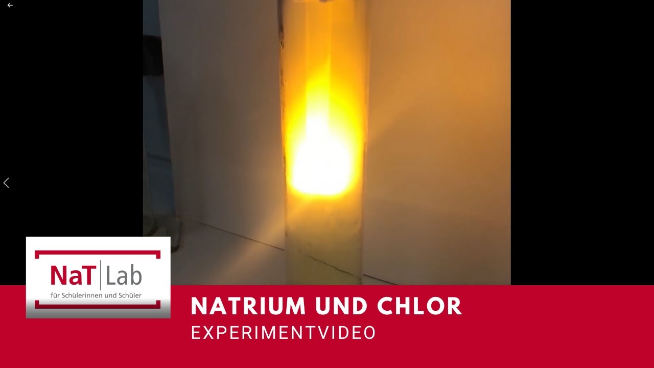 Natrium reagiert mit Chlor &ndash; Experiment f&uuml;r den Unterricht Chemie