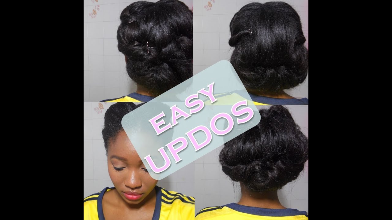 Protective Updos | Relaxed/Texlaxed/Natural and Transitioning Hair