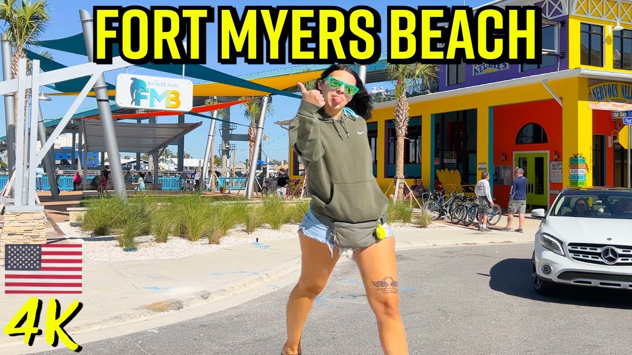 Fort Myers Beach Walking Tour - TIMES SQ TO MARINA