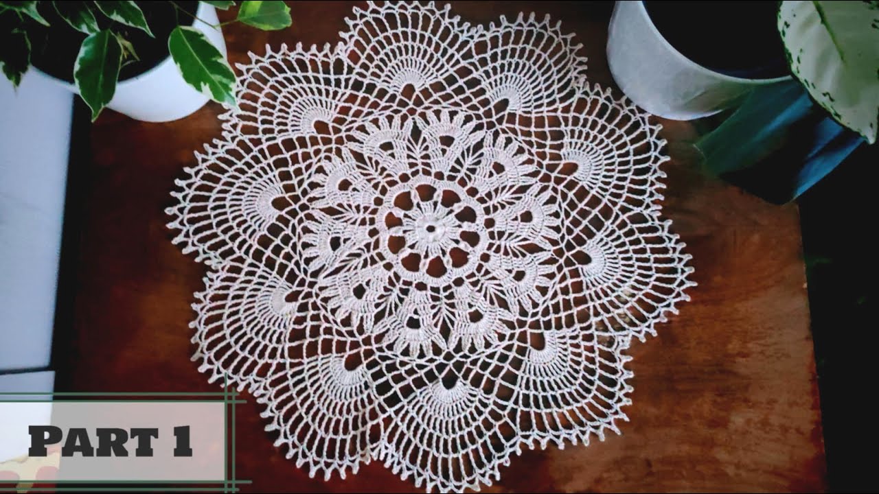 Beautiful vintage doily pattern | Vintage crochet tutorial | part 1