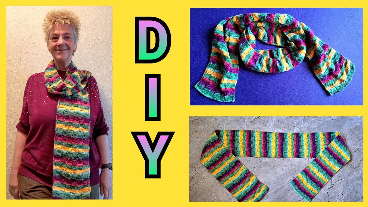 Schal aus 6-fach Sockenwolle stricken &bull; DIY  * Julebuergerfee