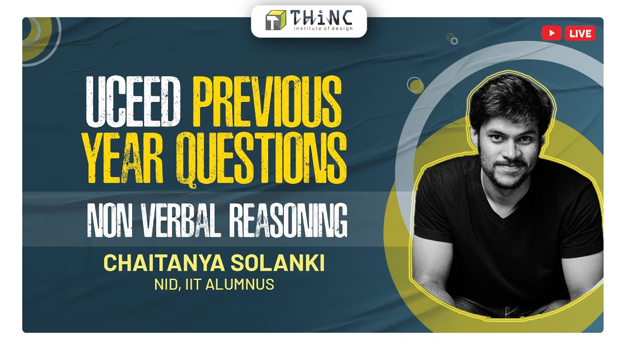 FREE LIVE INTERACTIVE SESSION | NON-VERBAL REASONING | UCEED EXAM 2023 |UCEED PREPARATION STRATEGY