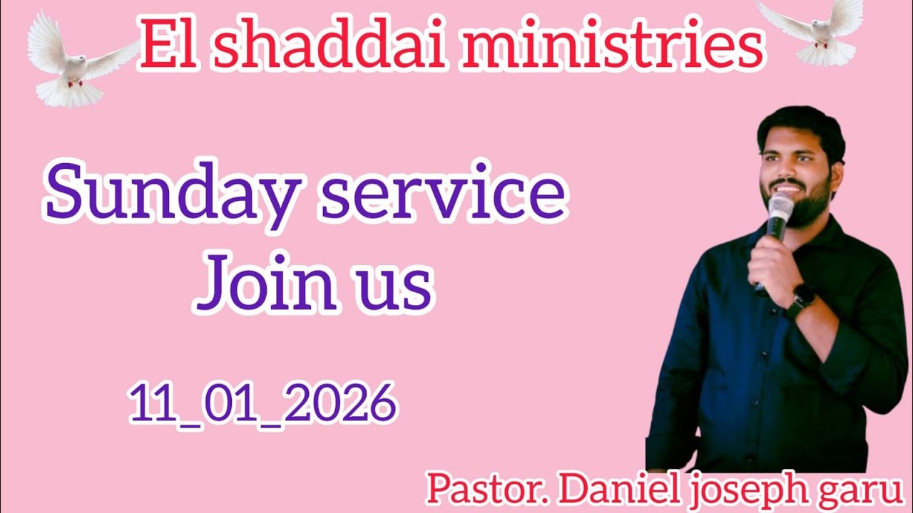 EL-SHADDAI MINISTRIES is live! Sunday service pastor esther namavaram second service satellite city