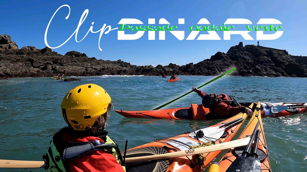 CLIP du CKCP en kayak de mer dans la baie de Saint-Malo fin mars 2025