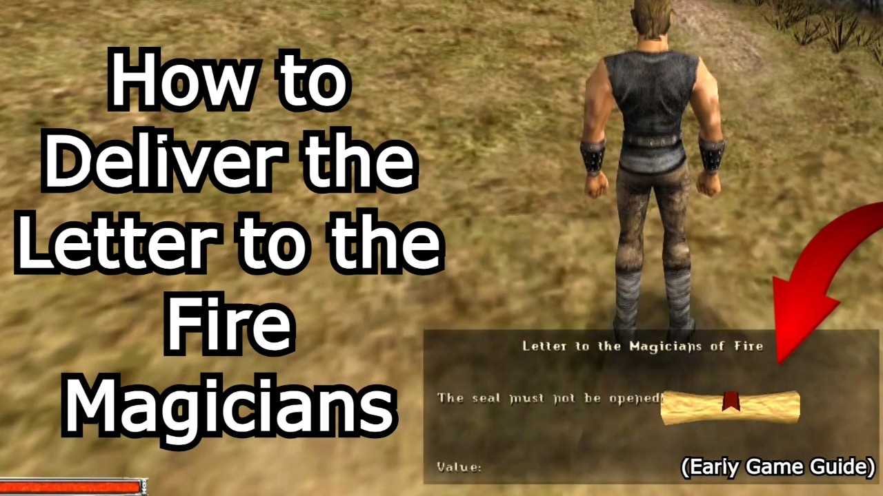 Gothic 1: How to Deliver the Letter to the Fire Magicians (Early Game Guide)