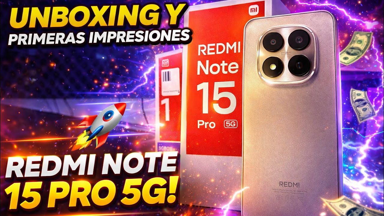  El MÓVIL de 200MP que ROMPE el mercado: Redmi Note 15 Pro 5G 