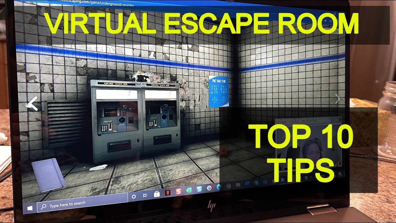 Virtual Escape Room Review | Game play and Tips | Virtualescaping.com