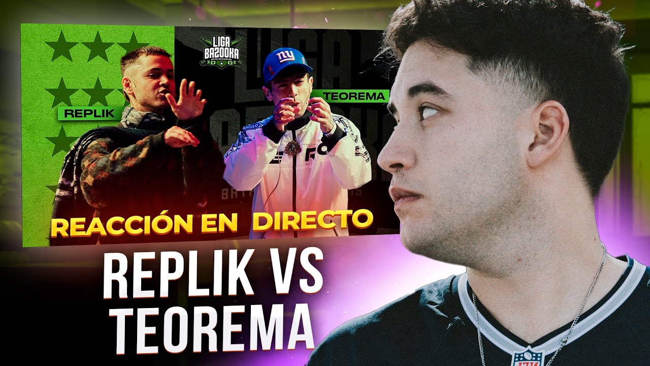 TEOREMA ES INCREÍBLE EN ESCRITAS 😍 REPLIK VS TEOREMA - KAPO 013 REACCIONA A LIGA BAZOOKA