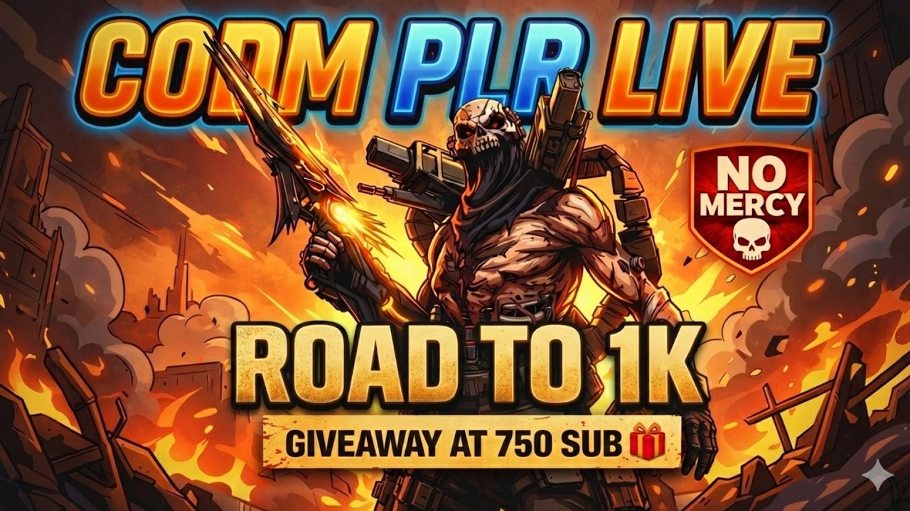 🔴 Road to 1K 🔥 | Giveaway at 750 Subs 🎁 | BR Rank Push: NO MERCY 💀 | CODM LIVE