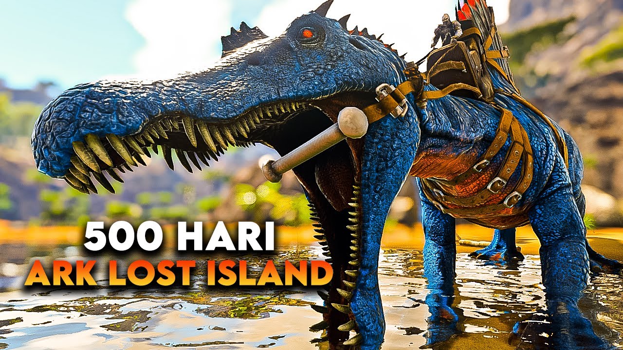 500 Hari Di ARK Survival Evolved Lost Island [FULL MOVIE]