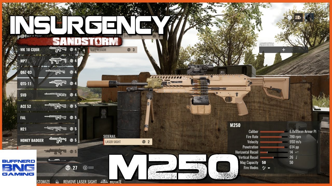 SIG M250 LMG — операция «Песчаная буря» повстанцев, возрождение