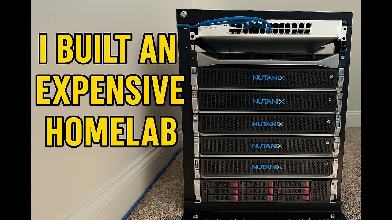 I Built the Most Expensive Home Data Center! | Part 1
