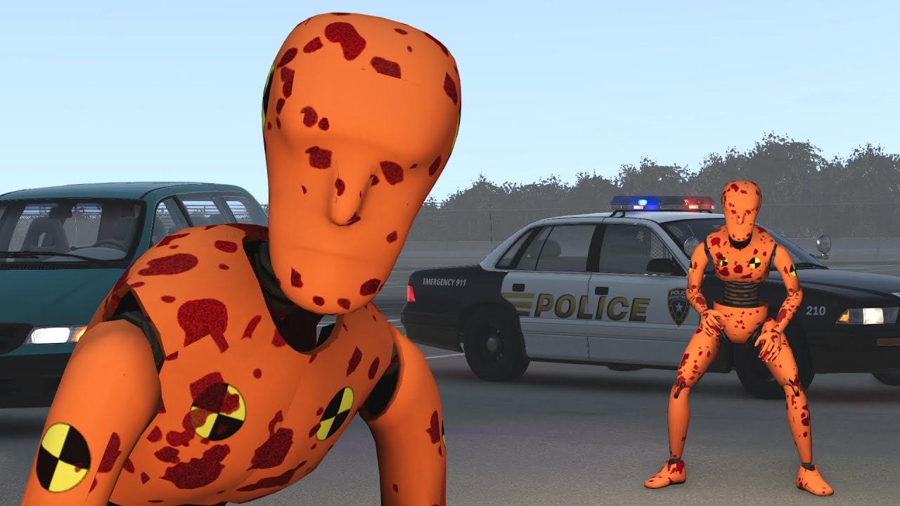 Escape from the Dead Zone – Crash Test Zombies – BeamNG Drive | Demolition Republic