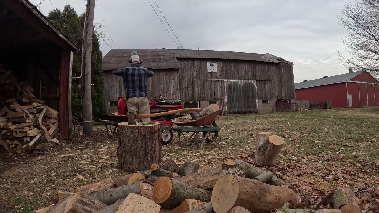 Woodsplitter timelapse part 2