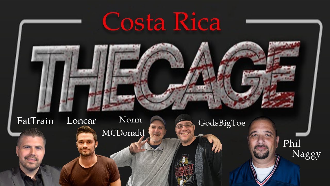 Costa Rica Cage Interview w/Norm Mcdonald, FatTrain, Loncar and Phil Naggy