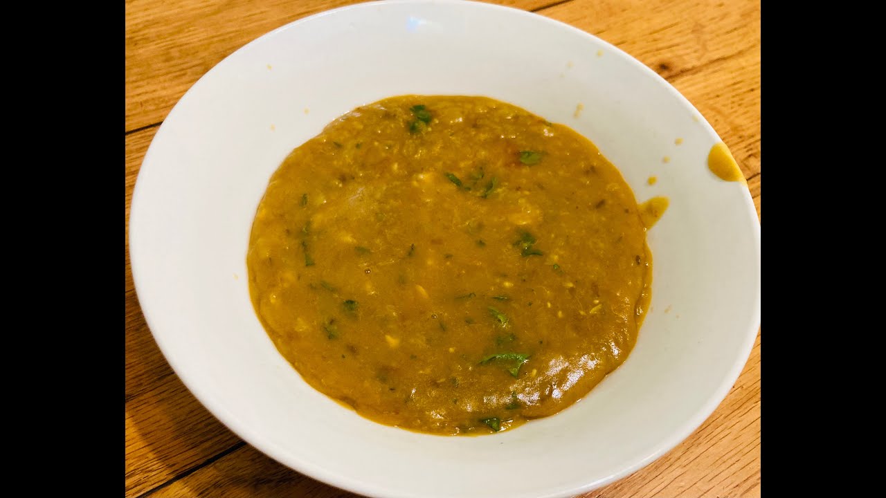 Matar ki dal (green split peas)