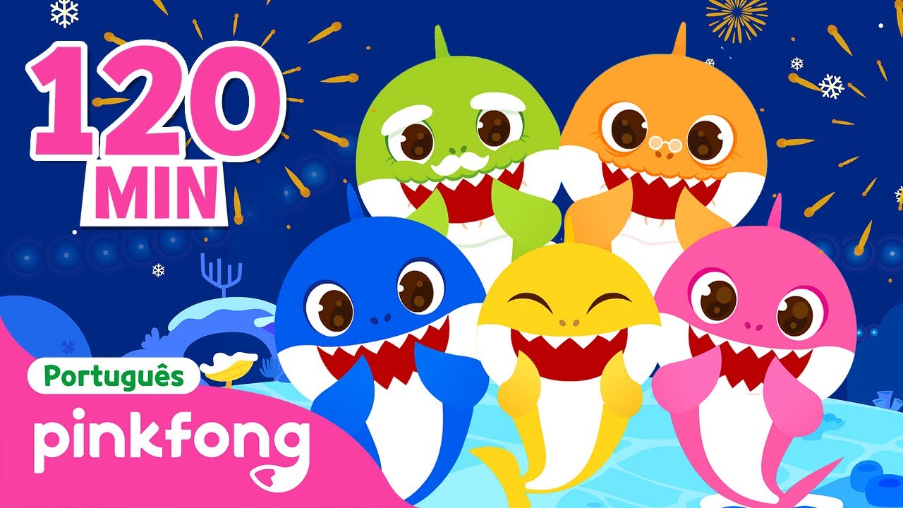 TOP 2024 🏆 MELHORES CANÇÕES do Pinkfong | +Completo | Pinkfong, Bebê Tubarão! Canções para Crianças