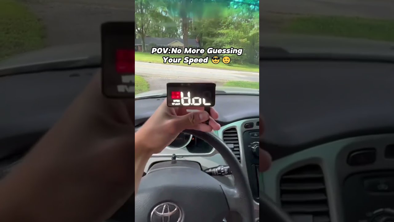 Upgrade your drive with this safe & smart car hud #carhacks #caraccessories