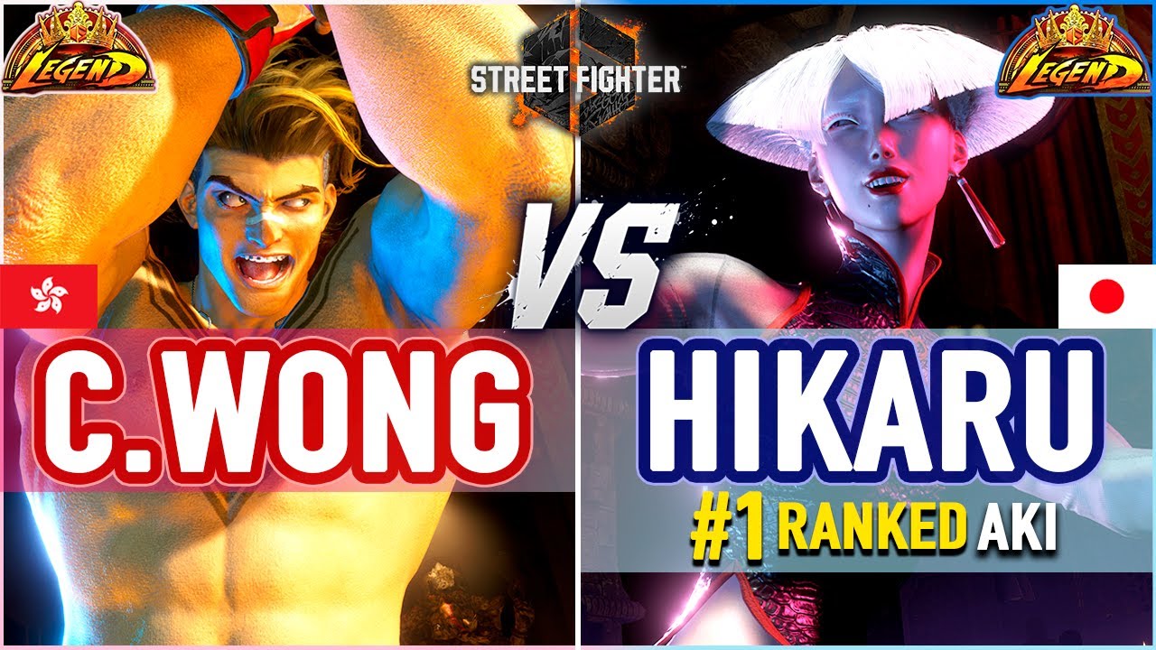 SF6 🔥 Chris Wong (Luke) vs Hikaru Shiftne (#1 Ranked A.K.I) 🔥 SF6 High Level Gameplay