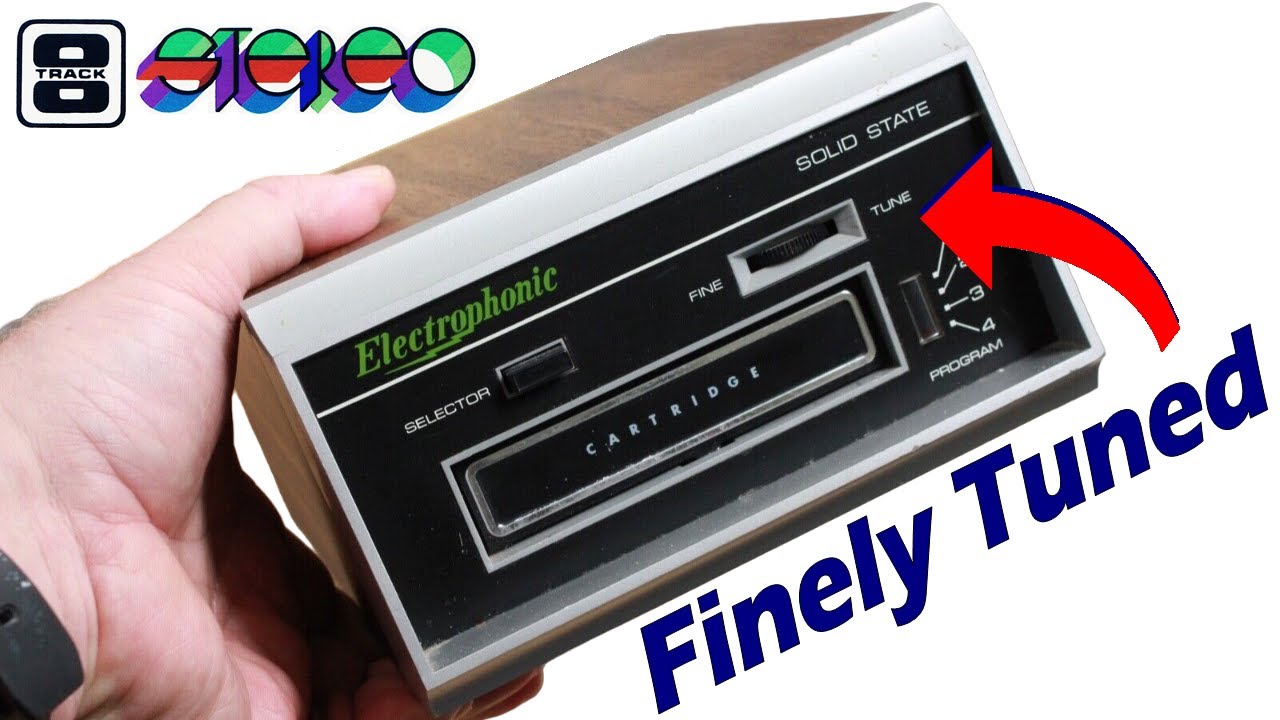 A finely tuned 8-track player by Electrophonic