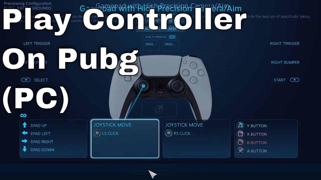 Играйте в Pubg с контроллером и настройками консоли