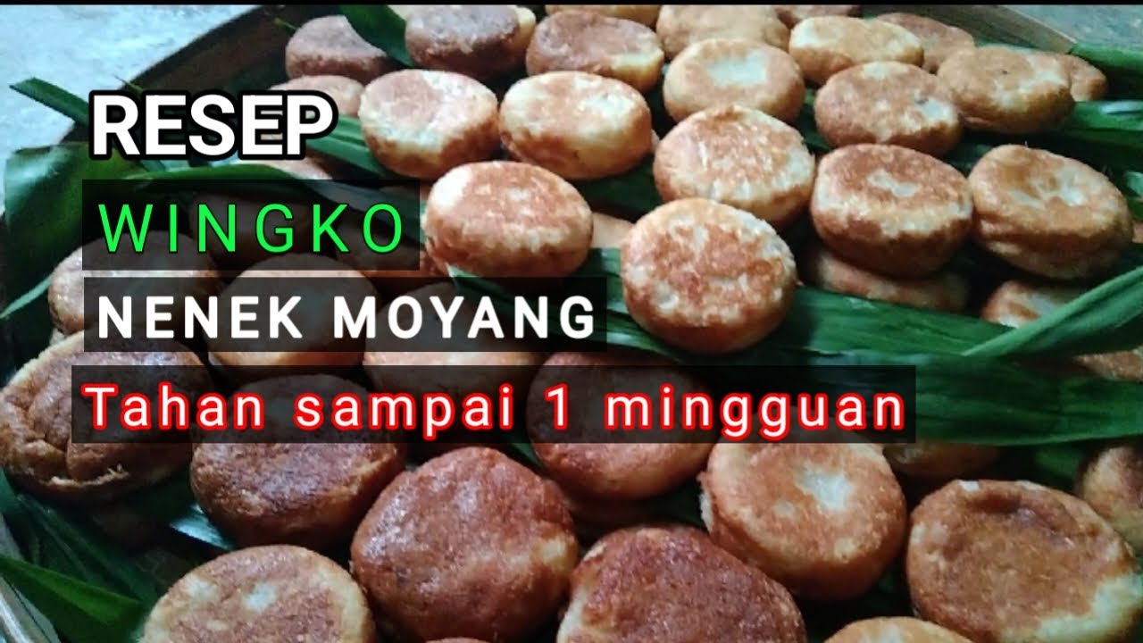 Resep wingko original dari nenek moyang tahan 1 Minggu lembut manis gurihnya pas#wingko